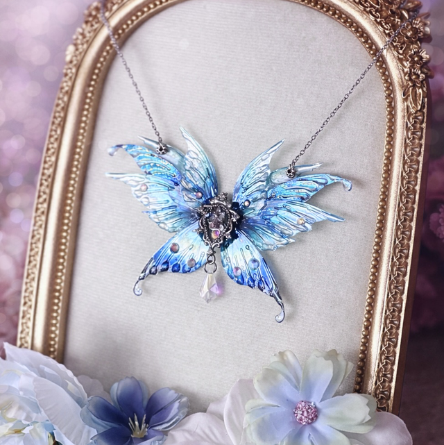 La princesse des écumes, collier argent 