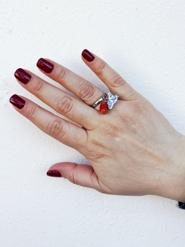 Anello Gennaio Fatto a Mano Regolabile Personalizzato per il Mese di Nascita