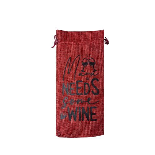 Eco-Friendly Jute Wine Gift Bag – Burlap Bottle Carrier