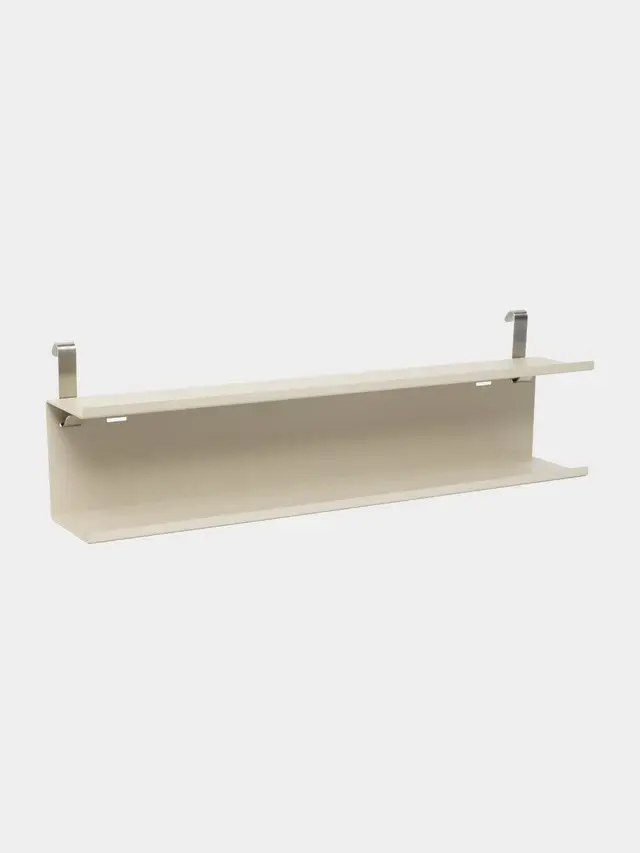 Woodupp Nell Double Metal Shelf BM1 Beige 63.5 cm