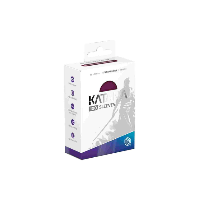 Katana 100 Sleeves Standard Ideal Fit Ultimate Guard - Radiant Plum