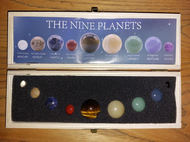9 planet crystal set