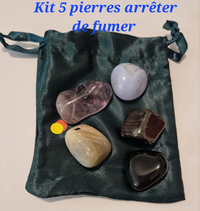 Kit 5 pierres Arrêter de fumer 