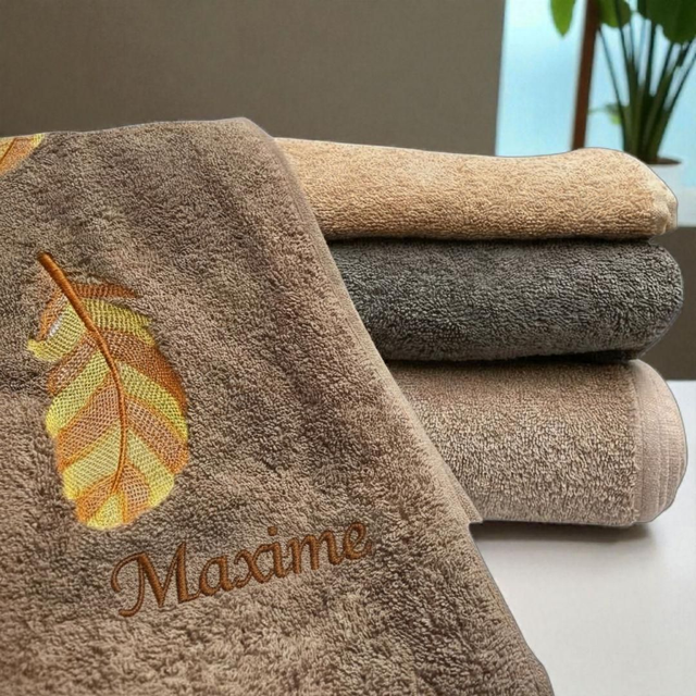 Linge de bain personnalisable