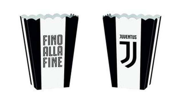JUVENTUS , CONTENITORI POP CORN , PATATINE 