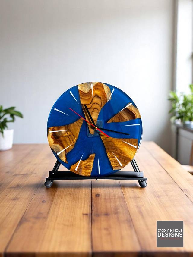 Wanduhr BLAU SLICE