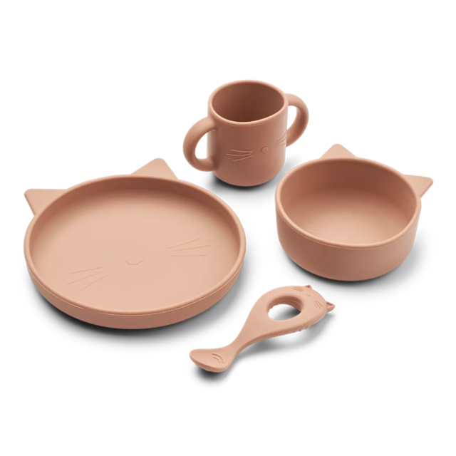 Liewood - vivi silicone set cat