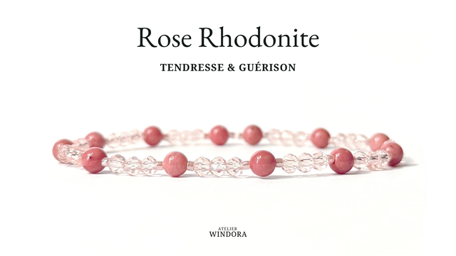 Bracelet | Rose Rhodonite - Sobre