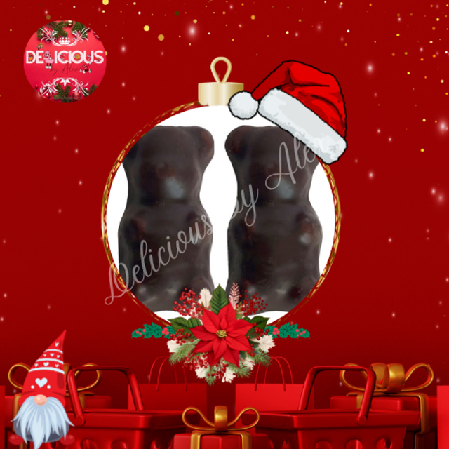 Ourson en Guimauve et chocolat Noir - 100g ou au KG 