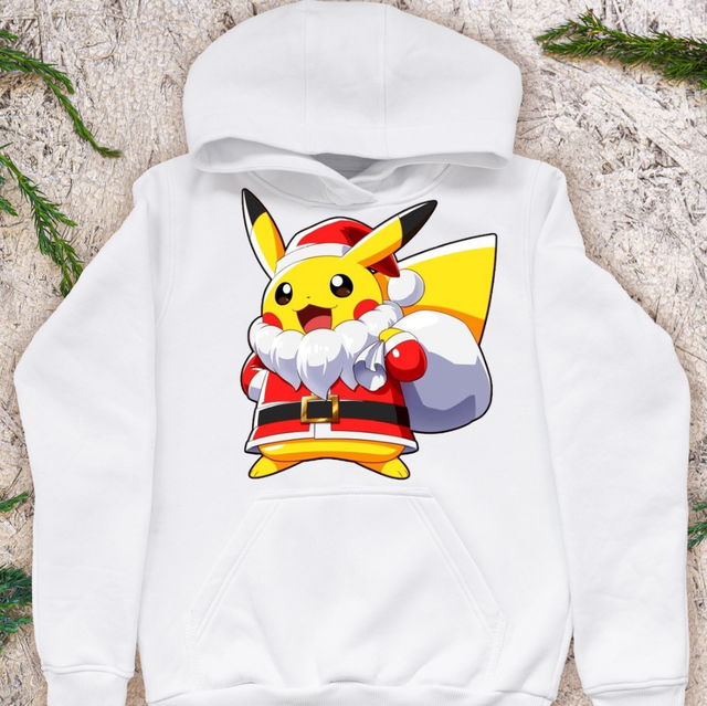 Pikachu Santa Christmas Hoody
