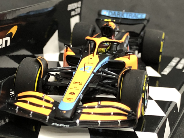 McLaren MCL36 GP Bahrain 2022 L. Norris Minichamps 1:43 Formel 1 