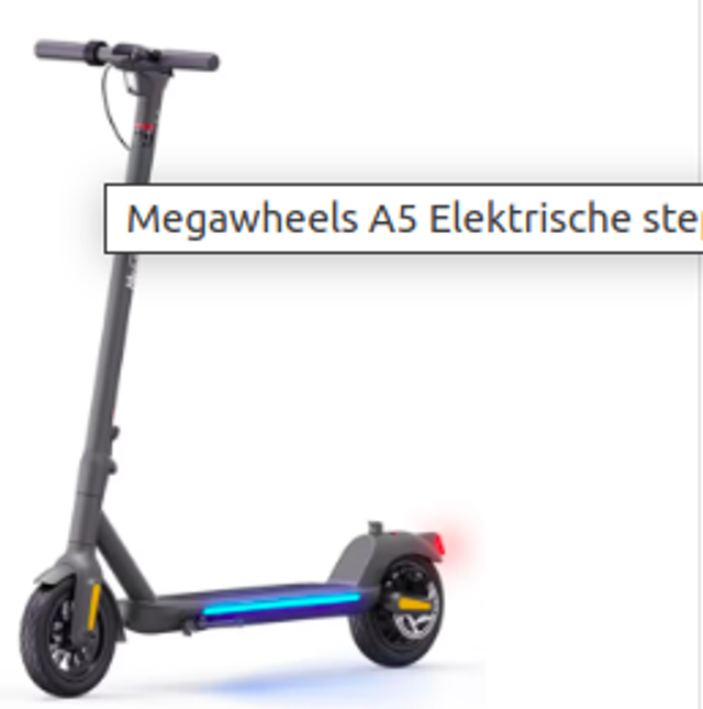 Megawheels A5 Elektrische step - Nieuw in doos
