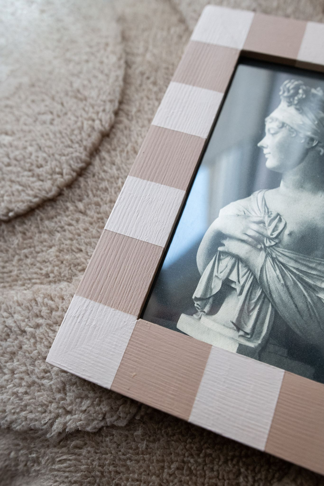 Marble Glitch 🤍 Cadre upcyclé