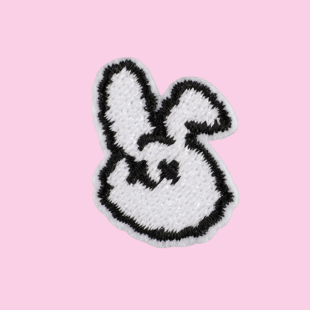 Black&amp;White Rabbit Head