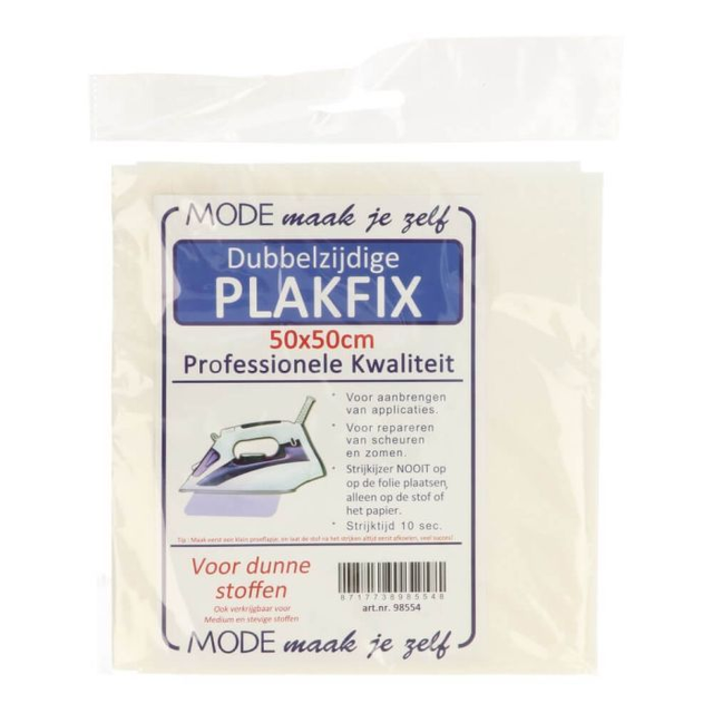 Plakfix dubbelzijdig fijn 50x50cm (98554)