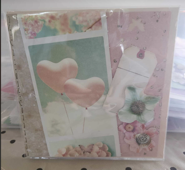 N° 913 Carte  Mariage &quot; envol de ballon &quot;  