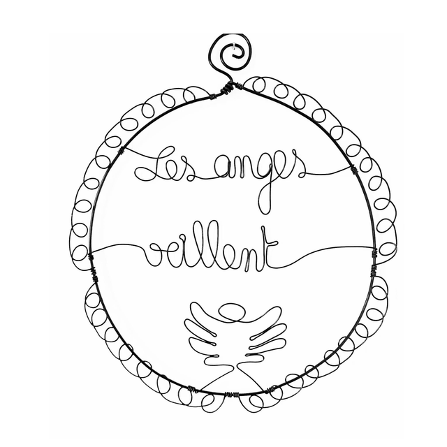 Cadre &quot;Les anges veillent&quot;