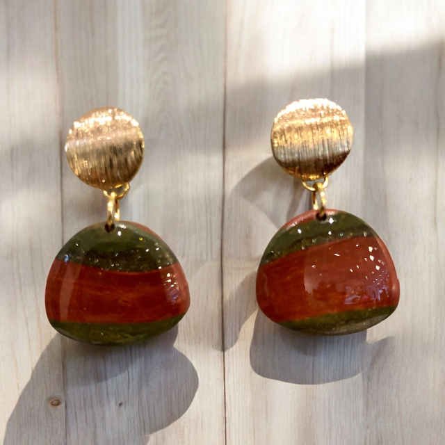 LEA PETITES TERRACOTTA/VERT