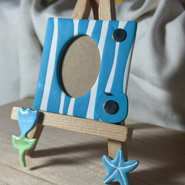 Cadre photo identité avec magnet interchangeable