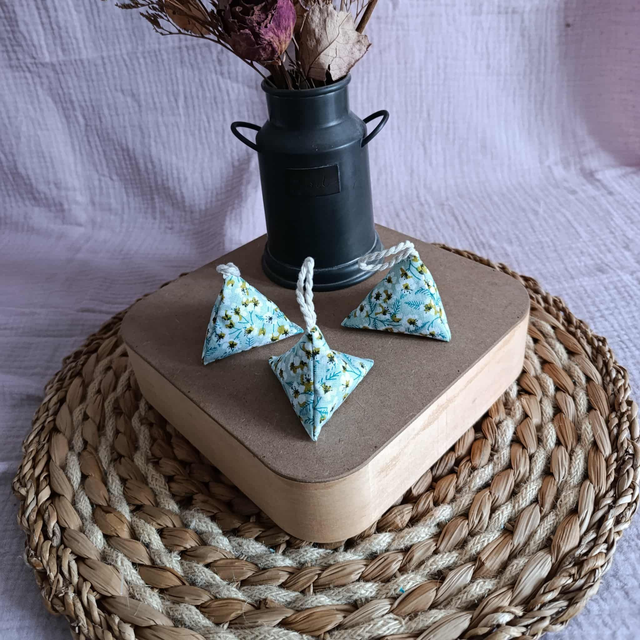 Berlingot de Lavande Orchidées Vert d'Eau