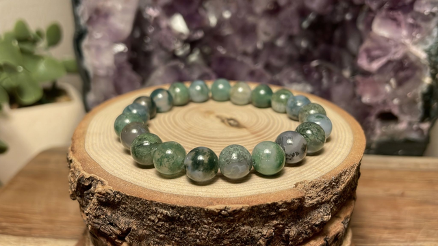 Bracelet AGATE MOUSSE 8mm