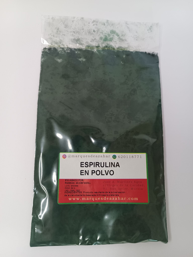 Espirulina en polvo