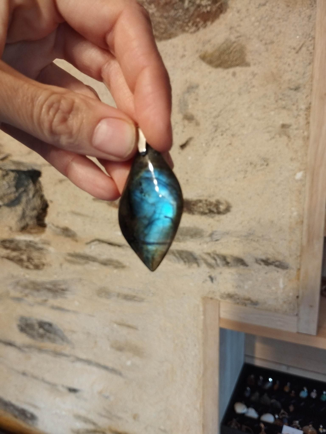 Pendentif en labradorite