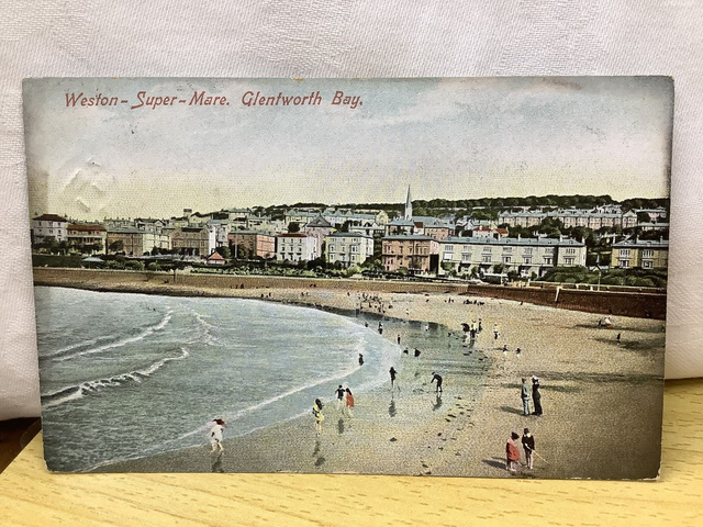 Weston-Super-Mare, Glentworth Bay, Somerset, Posted 1907 Lance &amp; Lance Antique Postcard. Our Ref No. R705 £2.50