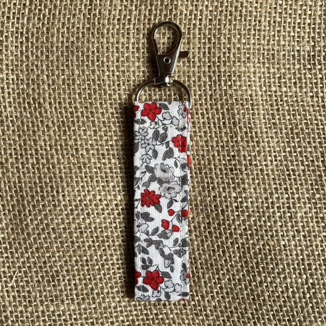 Porte clés imprimer liberty rouge