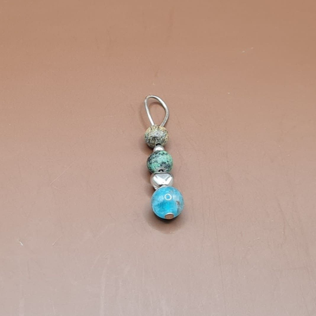 Pendentif Apatite bleue - turquoise