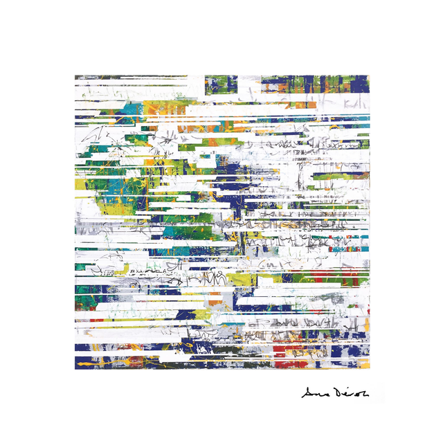 Lámina 20 x 20 cm Enmarcada [Tropical Glitch]