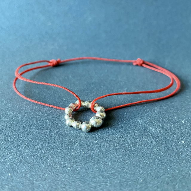 Barcelet cordon cercle gouttes