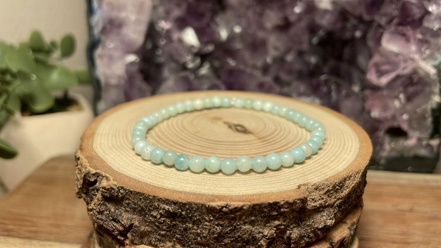 Bracelet AMAZONITE 4mm