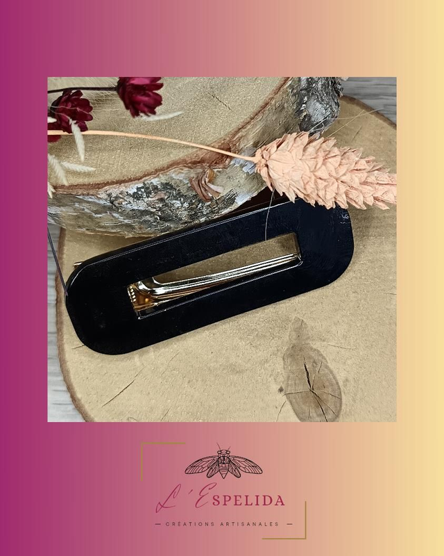 Barrette rectangulaire 