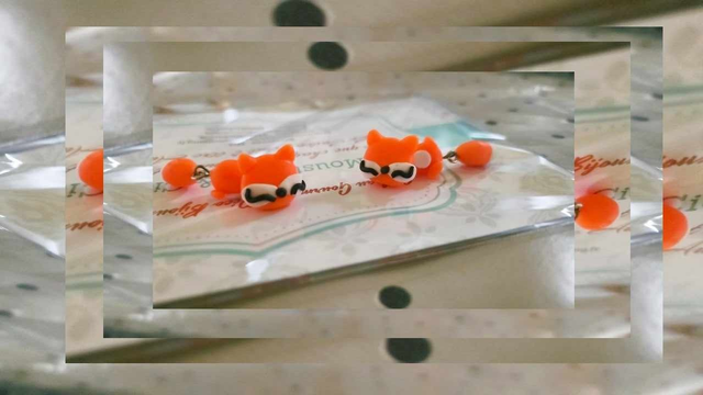 Boucle d'oreilles " renard "