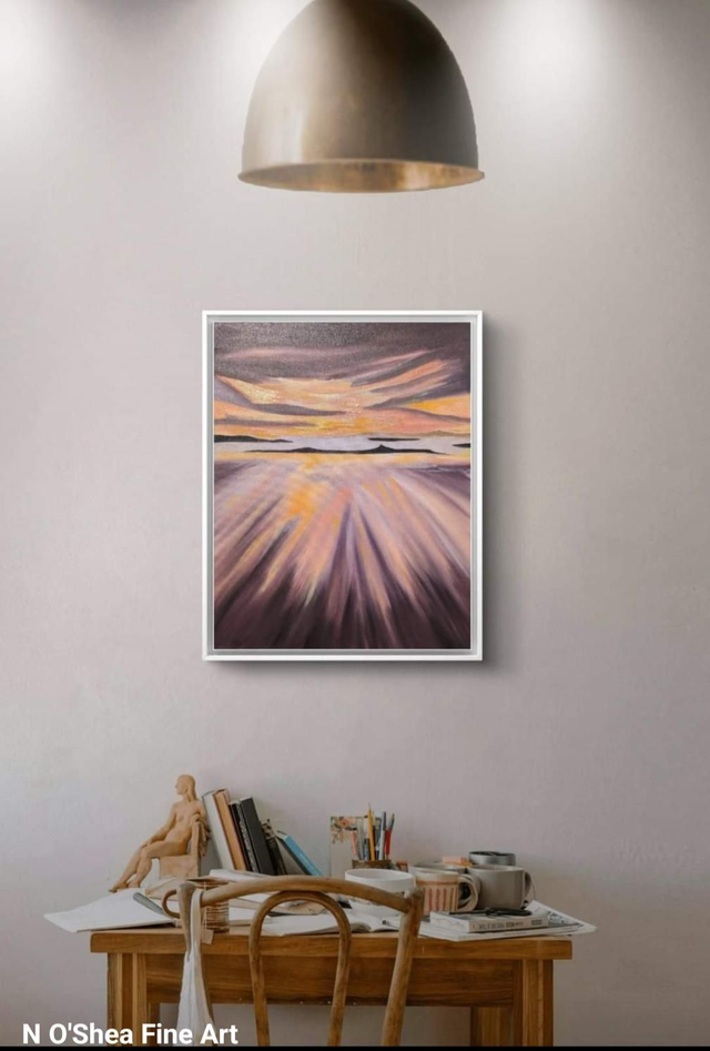 'Copper Sunset over Harris '