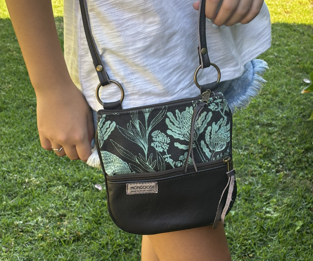 Kiki Leather Fynbo Mint/Charcoal