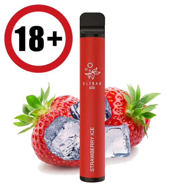 Elf Bar 600 - NS20mg - Strawberry Ice