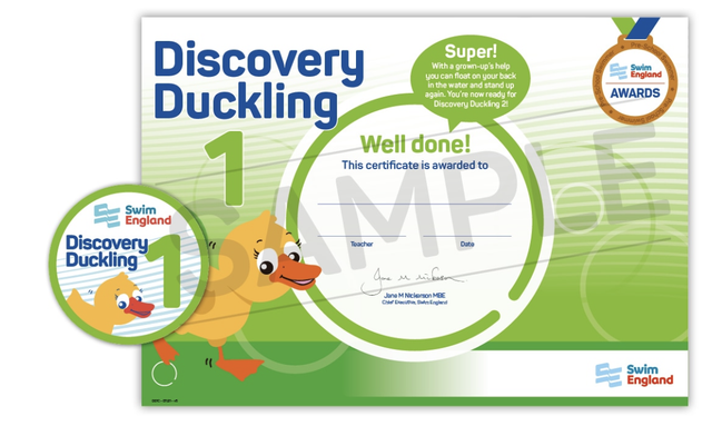 Discovery Duckling 1 Certificate