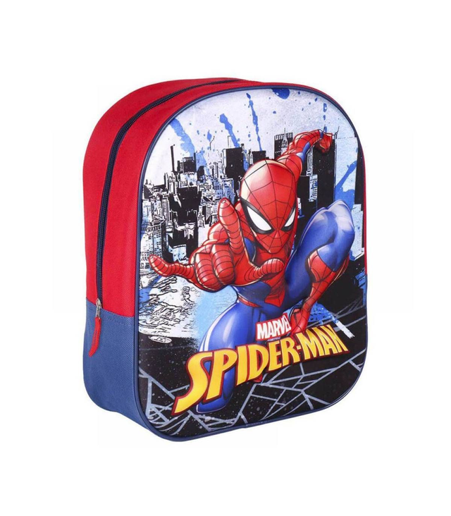 Mochila 3D Relieve Spider-Man 31cm