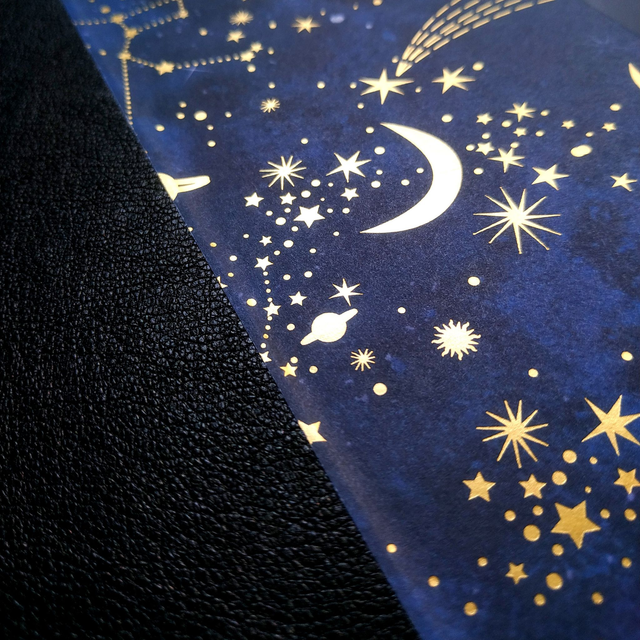 Grimoire demi cuir "Constellations"