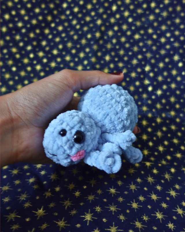 Créature ou charm araignée bleu ciel | Spooky collection : éditions limitées