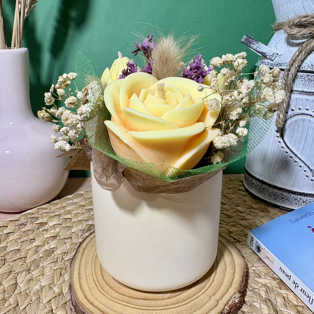 Mini bouquet - pĂȘche đ