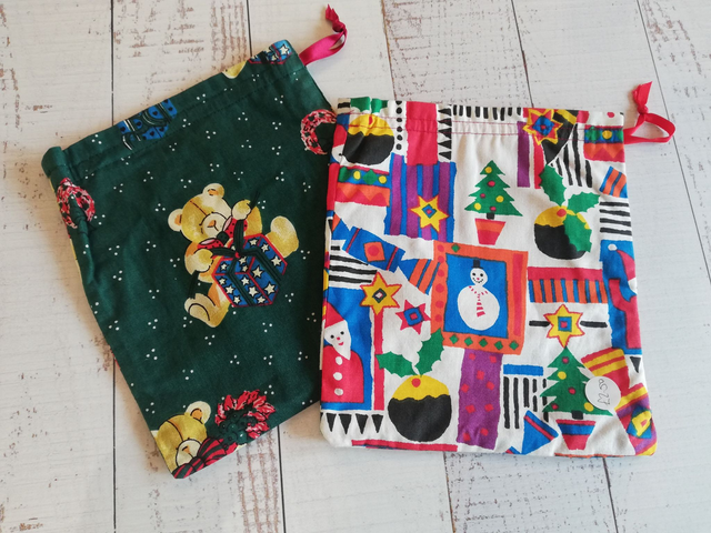 Reusable Eco-friendly Gift Bags - Festive