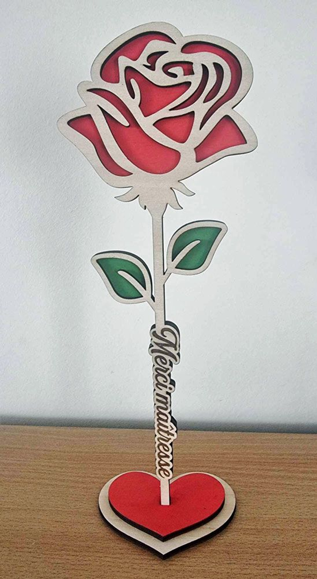 Rose "Merci maîtresse"