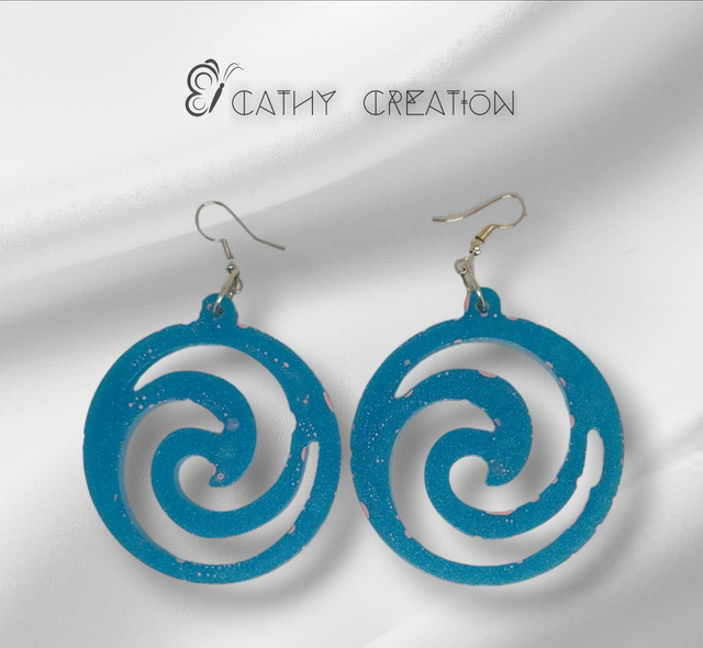 Boucles d'oreilles Spirale