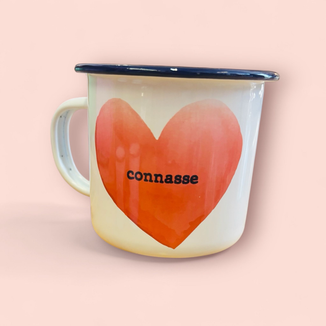 Mug émaillé Connasse