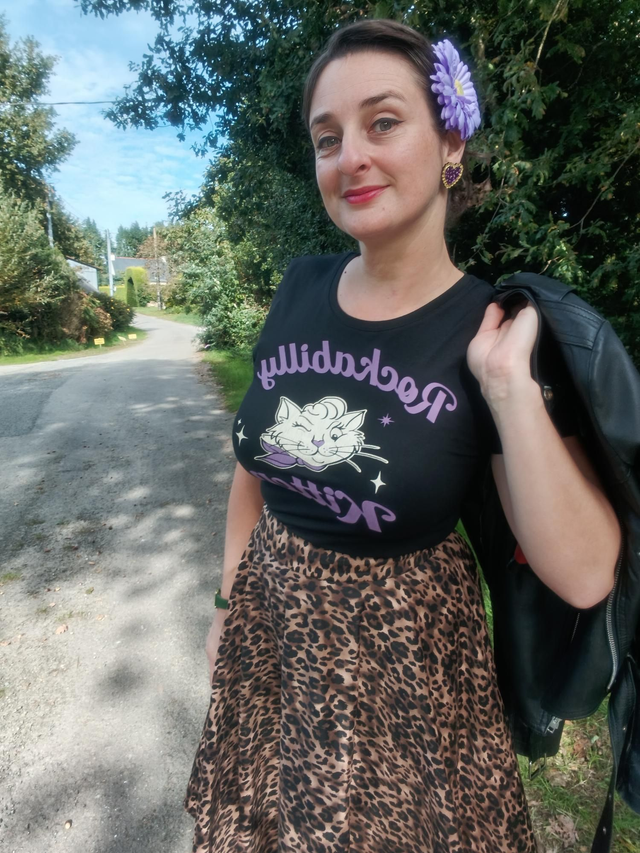 T-shirt Rockabilly Kitten 