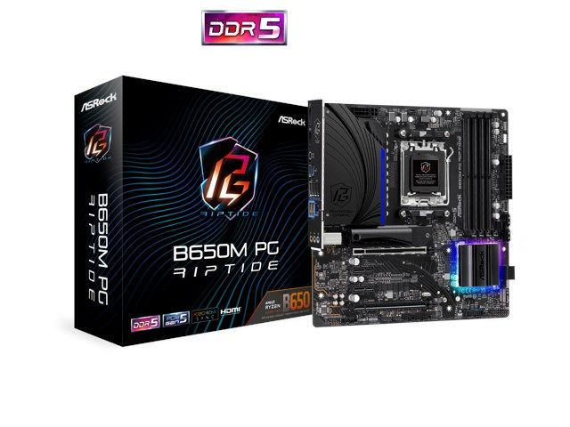 02.2.0049 – Scheda Madre ASRock B650M PG Riptide AM5 – Micro‑ATX gaming per Ryzen 7000