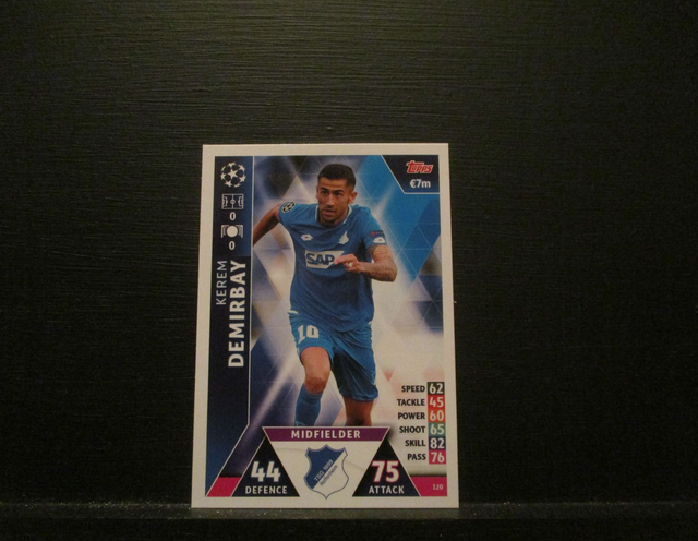 Kerem Demirbay - UEFA Champions League Match Attax 2018/19 Original Trading Card #120